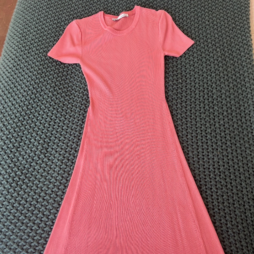 Zara pink midi dress